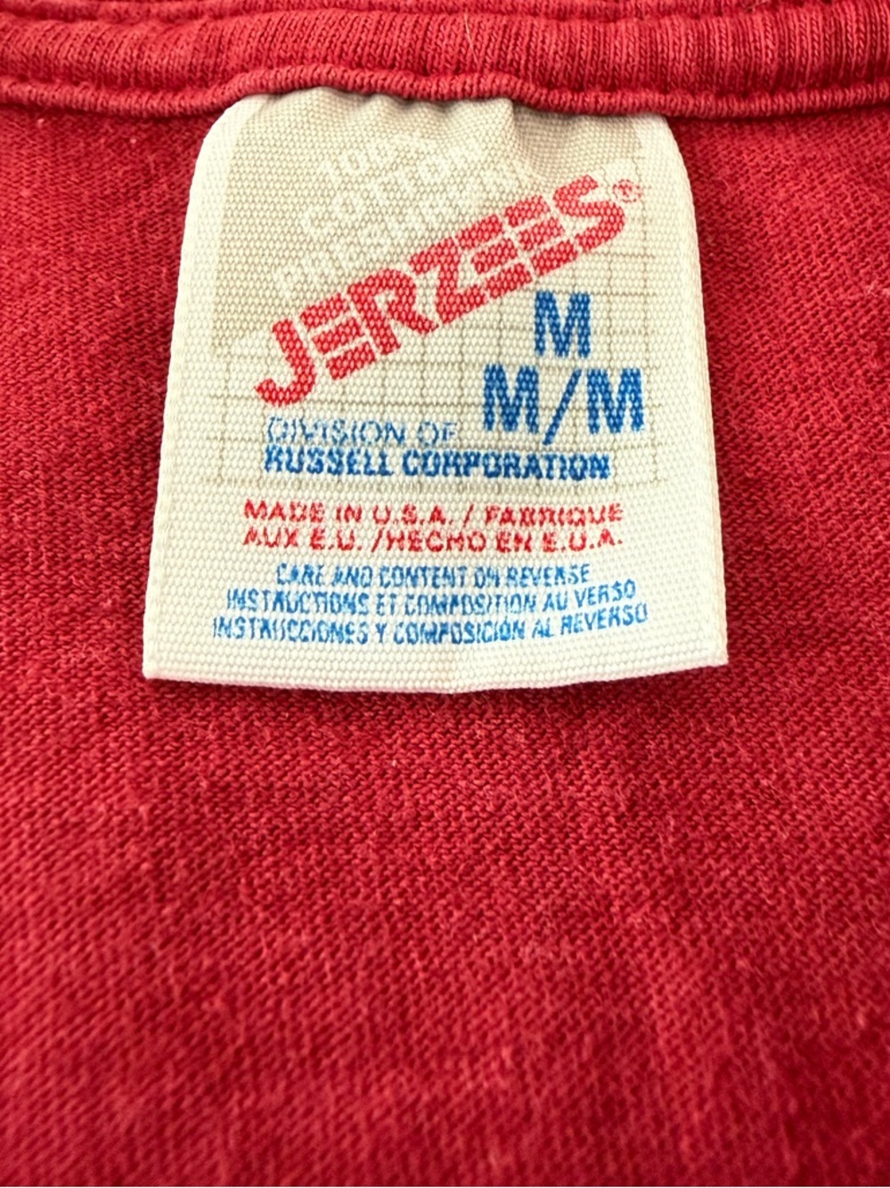 VINTAGE 1996 Arkansas Razorbacks Tee - Picture 4 of 5